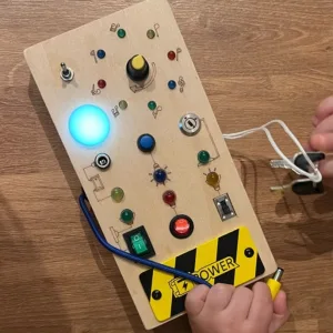 Recibido el Tablero de Actividades Montessori con Luces LED del cliente L****r.