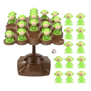 Juguete de árbol de monos, juego de equilibrio de monos