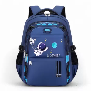 school bag, kids backpack, space school bag, astronaut kids backpack, spacious school bag, waterproof school bag, ergonomic kids backpack