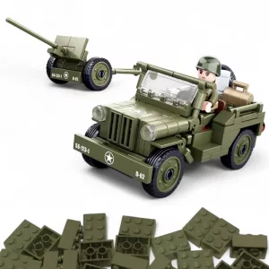 Bloques de Construcción de Coche Militar de Juguete