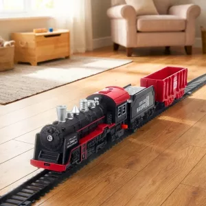 train track set, retro train set, electric train set