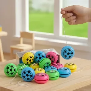 15pcs Pelotas Mini Yoyo de Fútbol para Niños