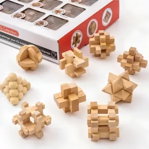 wooden lock puzzle