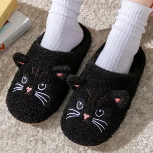 Pantuflas de Casa Calentitas Gato Lindo Zapatillas de Animal de Peluche para Niños