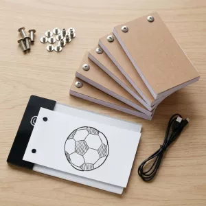 Tablero de dibujo con luz LED para calcar con flipbooks