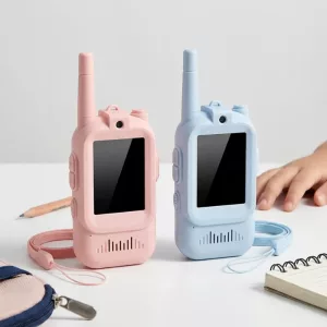 2 uds Walkie Talkies de Video Juguete de Radio Bidireccional para Niños