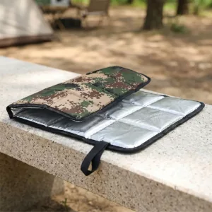Almohadilla plegable impermeable para sentarse, esterilla de camping al aire libre para niños