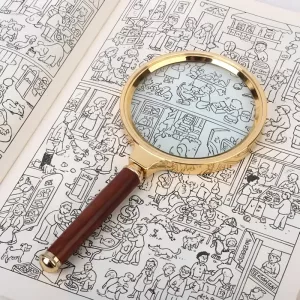 Lupa de mano vintage 10x para niños