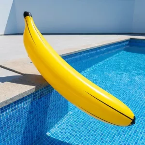 Banana inflable para exterior, juguete y decoración de fiesta
