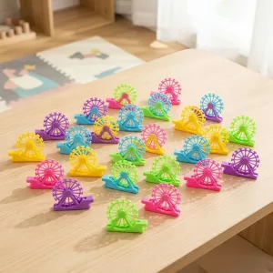 Juego de 30 adorables mini norias para niños