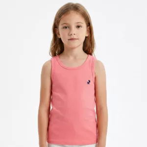 Bonita camiseta de tirantes de algodón de verano para niños